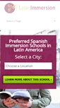 Mobile Screenshot of latinimmersion.com